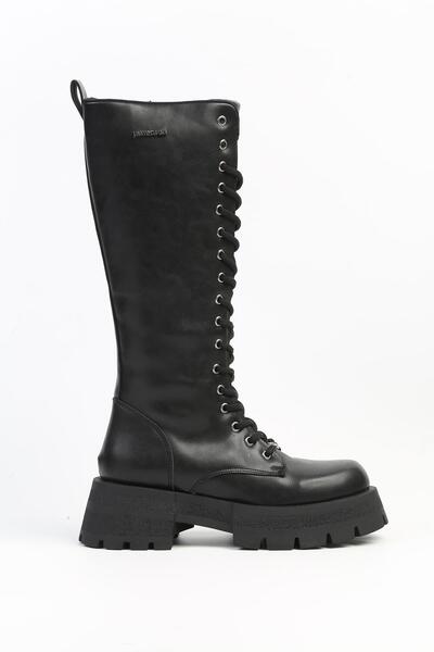 Pierre Cardin ®| PC-52445-3076 Black Leather - Women's Boots