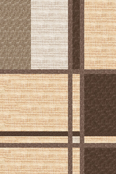 Rugs Modern Halı Mira Beige Brown Geometric Pattern Decorative Carpet Mira 1536