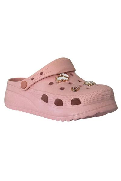 Akınal Bella E428 Salmon Women's Hospital Sabo Slippers Sandals