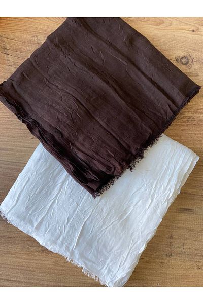 Nilbutik 2-pack Bamboo Krash Shawl