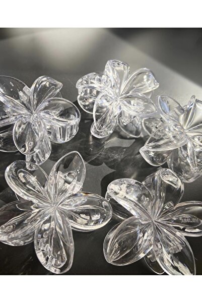 Monalisa Kadın Transparan Seffaf Lotus Toka