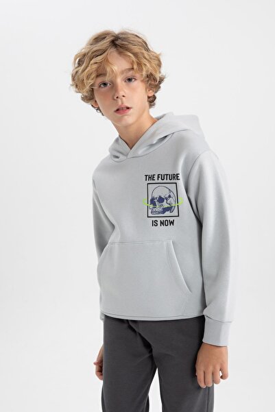 DeFacto Chlapecká silná mikina s kapucí B2041A823Wn