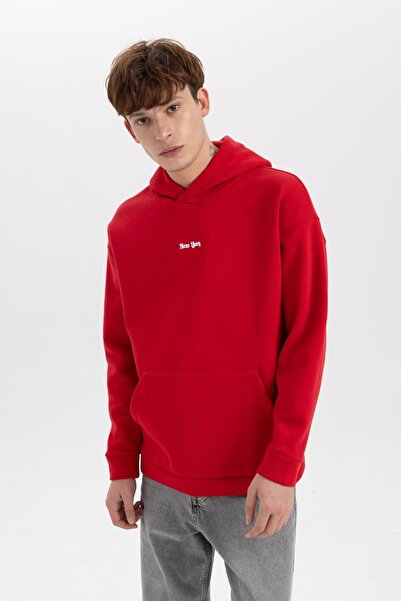 DeFacto Oversize Fit Hooded Sweatshirt