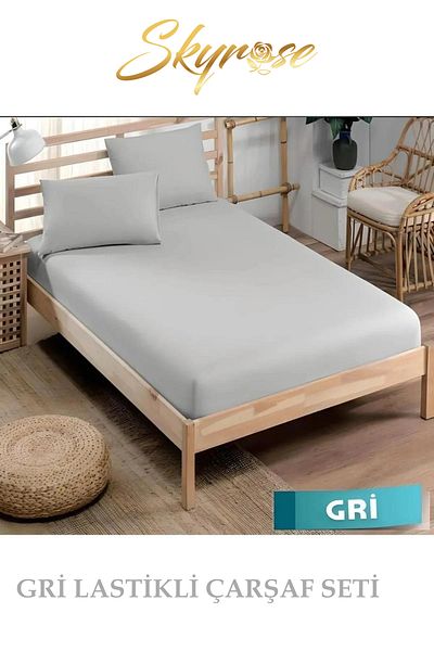 Skyrose Single Economical Pollycotton Bed Sheet - 100x200 Elastic