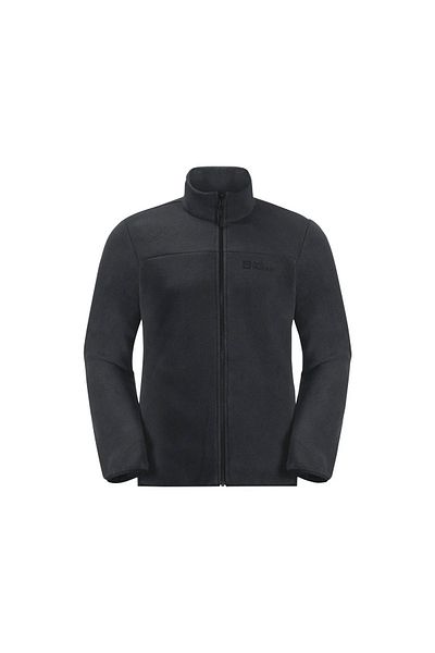 Jack Wolfskin Ανδρικό Αδιάβροχο & Αντιανεμικό Μαύρο-Γκρι 1115311 -6350 Taubenberg 3In1 Jkt M Rain Coat & Windbreaker