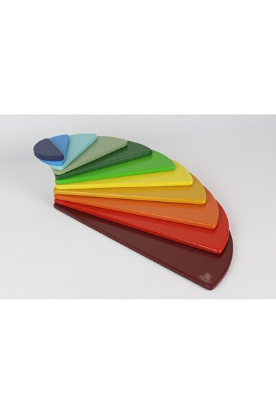 aliwooden طاولة قوس قزح من Waldorf للأطفال بعمر 6 سنوات فما فوق