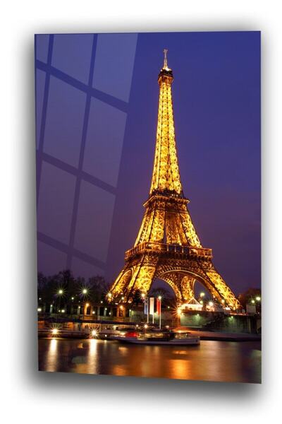 Sio Glass Eyfel Kulesi Cam Tablo