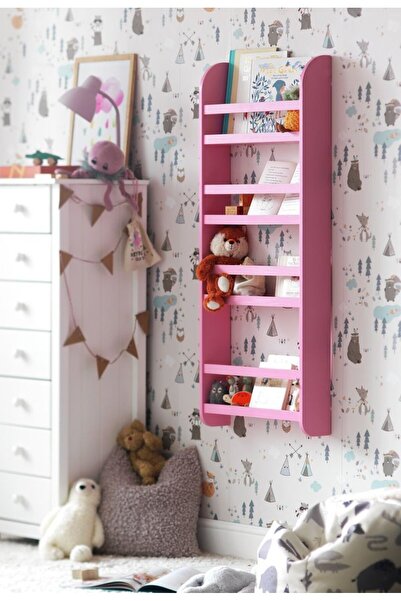Ahsel Ahşap Montessori Çocuk Odası Mobilyası Montessori duvar kitaplığı , ana...