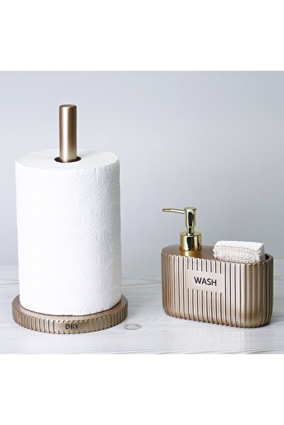 Selim Grooved Paper Towel Holder Mink