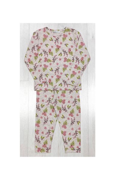 Macawi MACAWI M1306 FLOWER PATTERNED PAJAMAS SET (3A-7A)