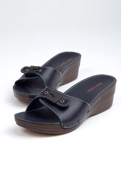 Pierre Cardin ®| PC-7011-3485 Navy Blue - Women's Slippers