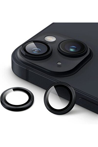Merwish Apple iPhone 13 Compatible Camera lens protective lens lens Black