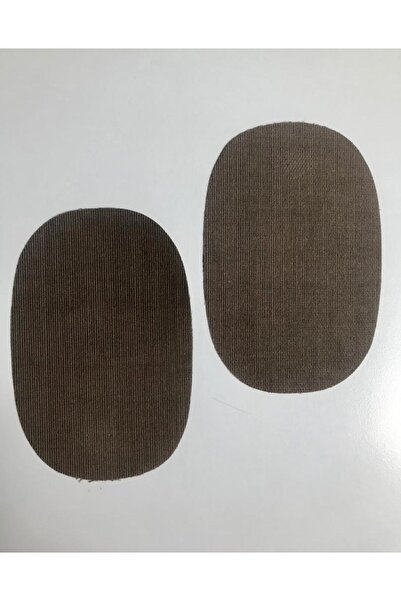 Self Casa Plasture de reparare a genunchilor, țesut din twill maro, care se lipsește cu fier de călcat (10X15CM) (2 bucăți)