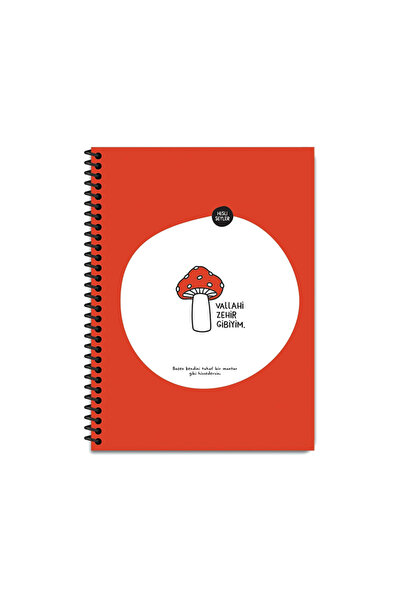 Hisli Şeyler Keskin Color Hisli Şeyler 18.5x25 cm 80 Yaprak Çizgili Stickerli...