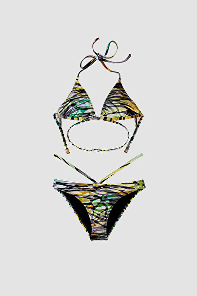 AYYILDIZ 5542 Yellow Bikini Set