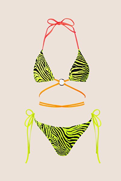 AYYILDIZ 40712 Yellow Bikini Set