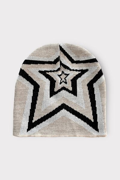 EFBUTİK Cream Nested Star Beret