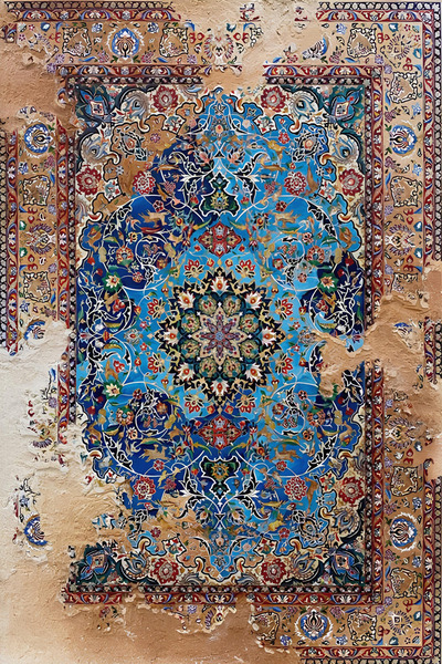 Rugs Modern Halı Blue Beige Themed Traditional Motif Abstract Patterned Moder...