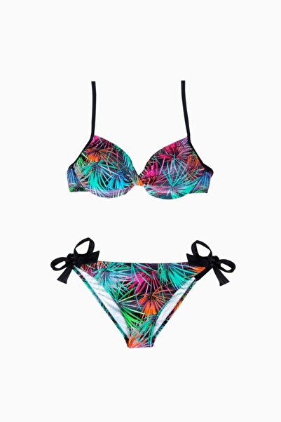 AYYILDIZ 40681 Green Push-up Bikini Set