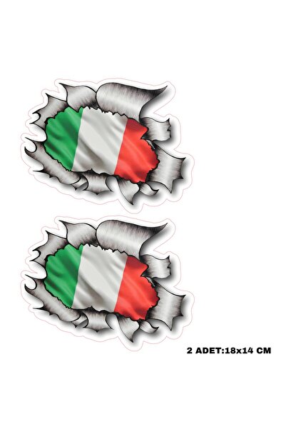 Fatih PHOENIX STICKER إيطاليا العلم فيسبا دراجة نارية خوذة ليبتو