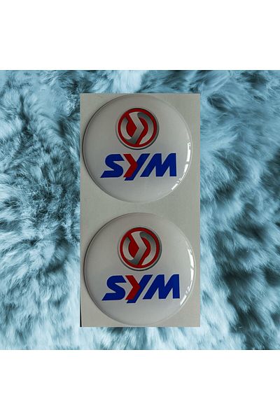 Fatih Phoenix Sticker - Drop Logo, 3.5x3.5 CM, 2 Pieces