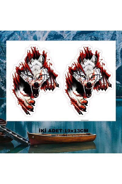Fatih PHOENIX STICKER WOLF MOTORCYCLE VEHICLE LEPTOP STICKER STICKER