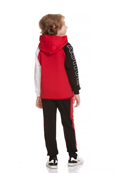 Cicitime Strong Printed Hooded Boys Tracksuit Set