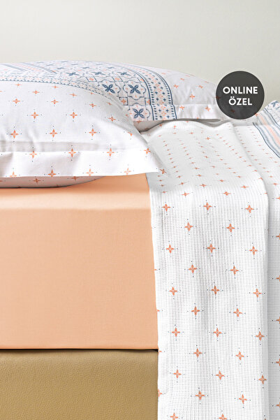 Puffy Roan Double Ranforce Pique Set - Indigo