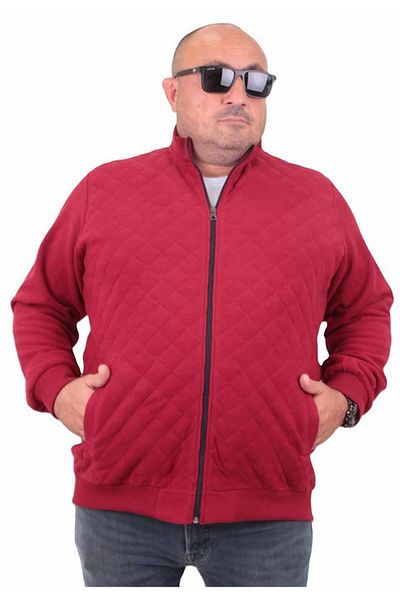 Starbattal Ζακέτα με φερμουάρ μεγάλου μεγέθους Diamond 23281 Claret Red