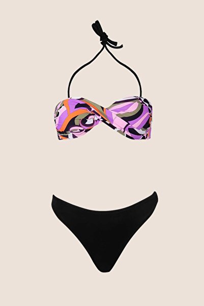 AYYILDIZ 40229 Pink Twisted Bikini Set