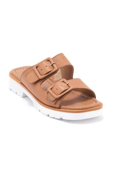 Venüs 23140002Y Venus Genuine Leather Belted Daily Orthopedic Slippers