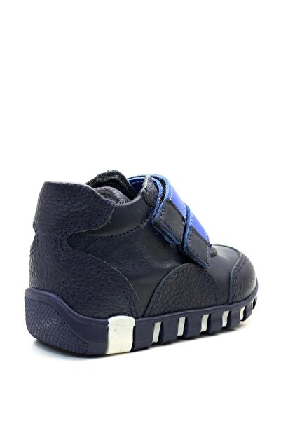 Tuğba Ortopedi 2210 Ortopedik % 100 Hakiki Deri Erkek Bebek Lacivert/Mavi İlk Adım Bot