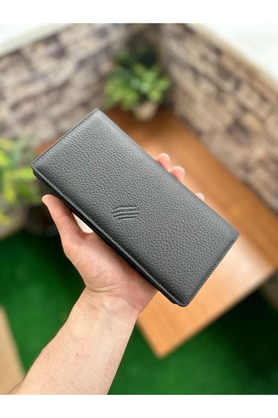clawleather Genuine Leather Wallet with Phone Compartment and Magnet