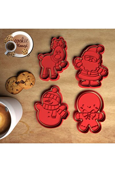 CookieKonsept مجموعة قوالب قطع وتقطيع العجين من طين البوليمر والكعك