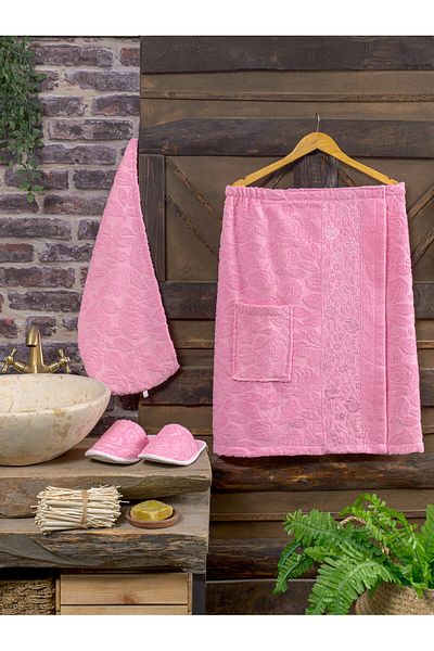 PHILIPPUS BATH TOWEL ASİYA WOMEN SAUNA SET