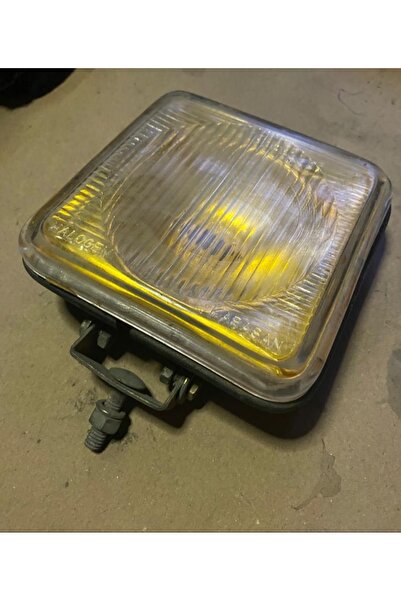 PLASTİKAP HALOGEN KARE SARI SİS FARI ETİKET NİKELAJ