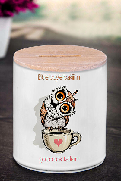 yhfoto Sova - Ti si tako slatka Posebno dizajnirana kasica prasica - K2