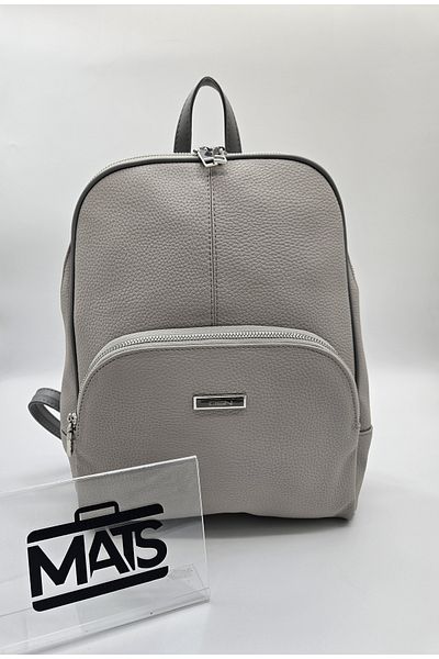 DSN Faux Leather Women's Backpack 6180 Gray