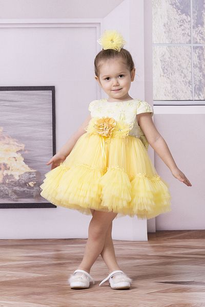 SÜSLÜ PİNK KİDS BABY TULLE DRESS