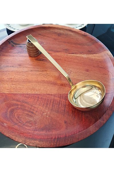 LOVYCO Stainless Gold Serving Ladle 16 Cm