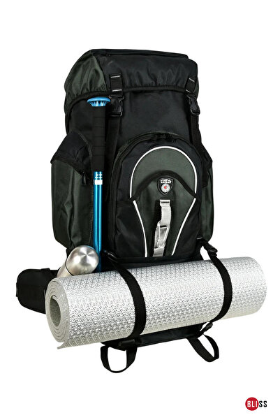 Bliss Professional Red 85+10 Liter Water Resistant Mountaineer & Camping Bag with Back Support