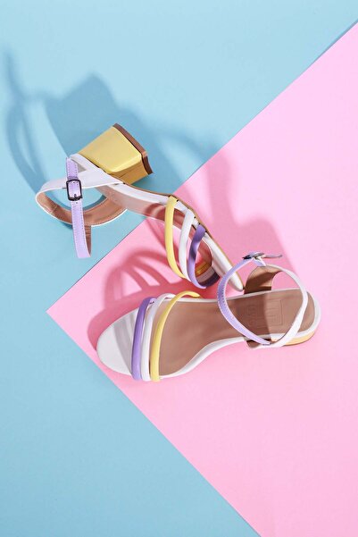 UYEGE Soft Seri Lila Günlük Kadın Sandalet