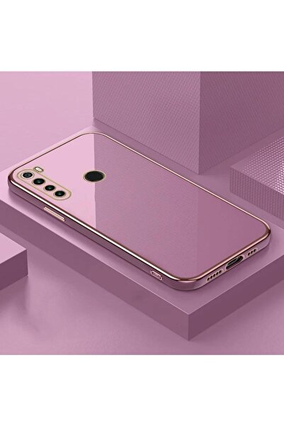 Rivor Huawei P30 Lite Uyumlu Kılıf Parlak Kenarı Altın İşlemeli Kamera Koruma...