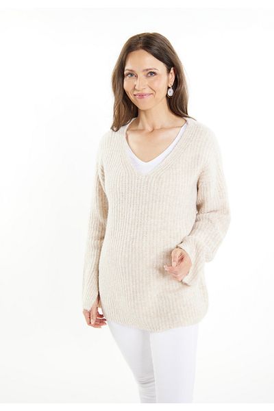 USHA Lynnea Strickpullover – WEISSER TAG