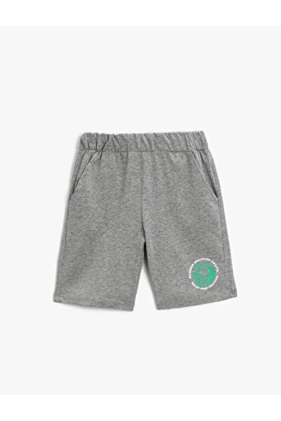 Koton Shorts aus Baumwolle mit Surf-Print