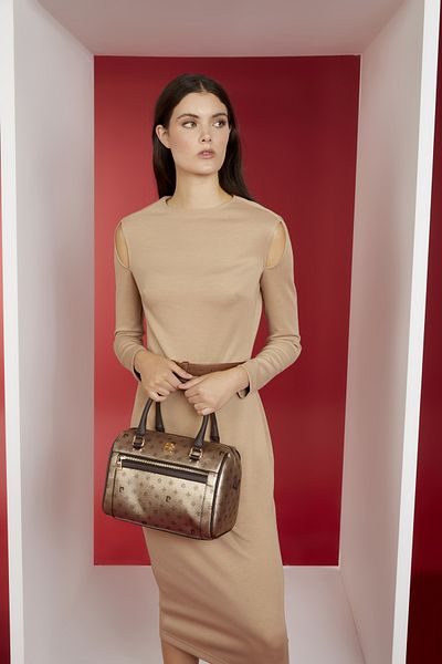 Pierre Cardin Gold Monogram Γυναικεία Τσάντα Ώμου 05PO22K1591