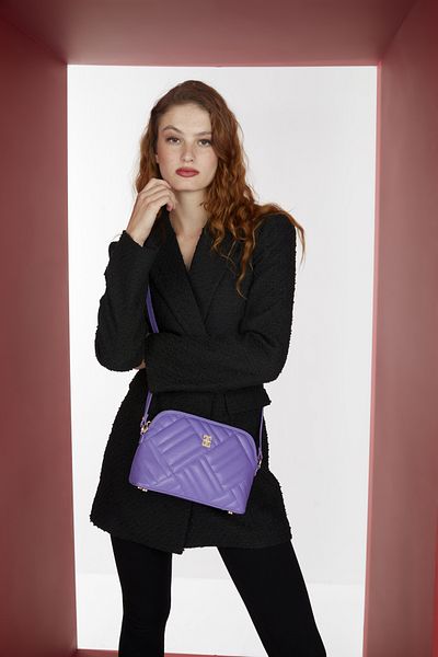 Pierre Cardin Geantă de umăr pentru femei Lilac Lux Soft Asos 05PO22K1619
