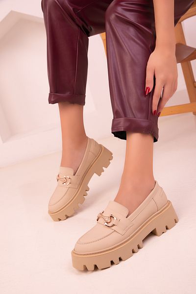 SOHO Beige Women's Casual Shoes 18484