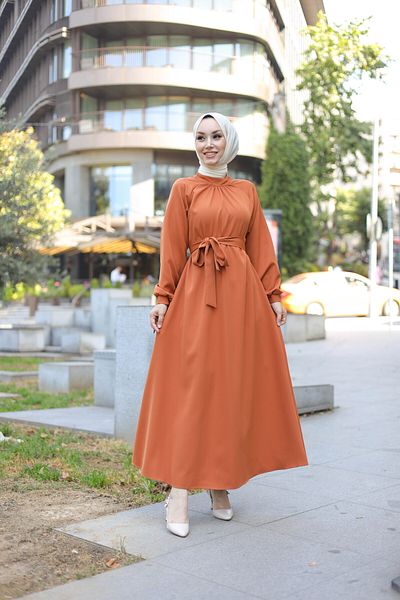 shalby Διπλό Φόρεμα Hijab Φαρδιά Καλούπι