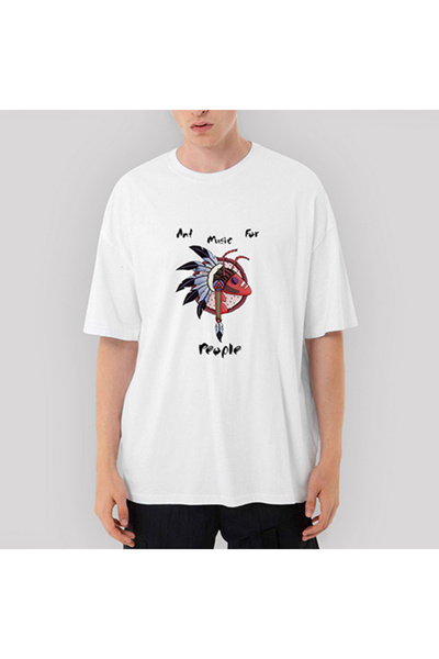 Tomris Hatun Adam Ant Oversize kroj bela majica XL